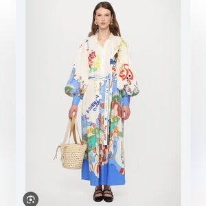 Alemais Nadia Hernandez Belted Cotton Shirtdress